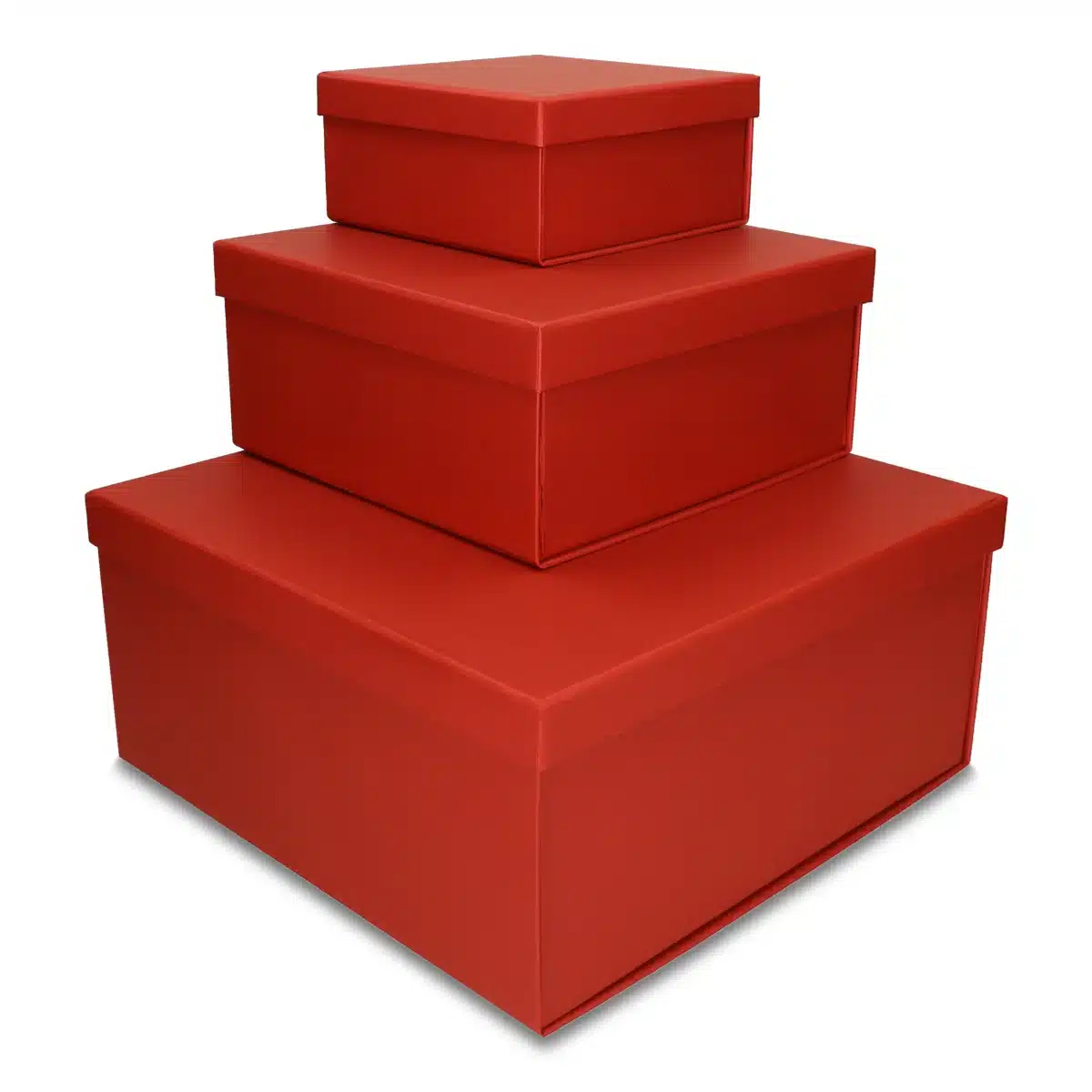 1 Pudełko składane EASYBOX Plus 220x220x100 Czerwony Głęboki - obrazek 5