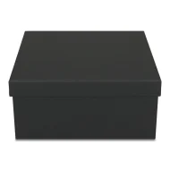 Pudełko prezentowe składane 30 x 30 x 14 cm, składane czarny - obrazek 3
