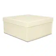 Pudełko prezentowe składane 30 x 30 x 14 cm, składane kremowe PREMIUM na prezent - obrazek 2