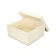 Pudełko składane EASYBOX Plus 220x220x100 Białe Kremowe