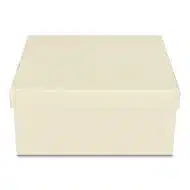 Pudełko prezentowe składane 30 x 30 x 14 cm, składane kremowe PREMIUM na prezent - obrazek 4