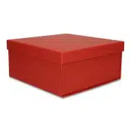 Pudełko prezentowe składane 30 x 30 x 14 cm, składane czerwony - obrazek 2