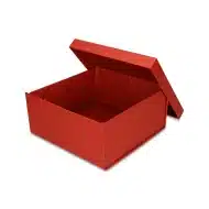 Pudełko składane EASYBOX Plus 220x220x100 Czerwony Głęboki