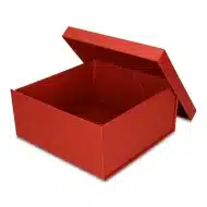 Pudełko prezentowe składane 30 x 30 x 14 cm, składane czerwony