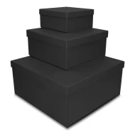 Pudełko składane EASYBOX Plus 220x220x100 Czarny - obrazek 5