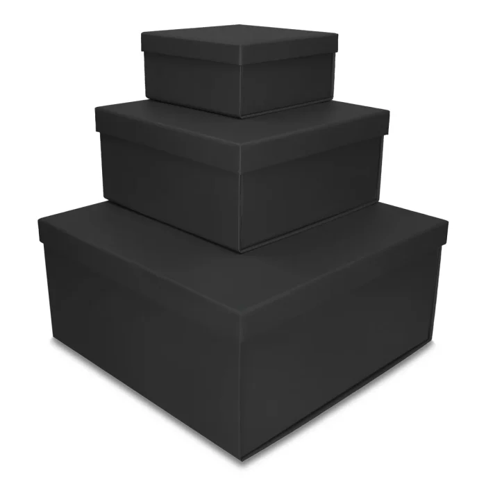 Pudełko składane EASYBOX Plus 220x220x100 Czarny - obrazek 5