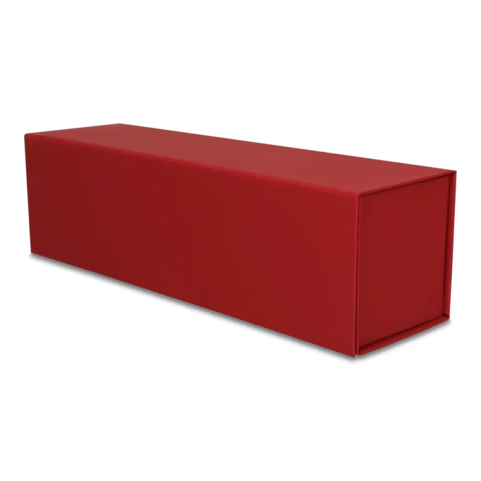 Pudełko magnetyczne składane na wino EASYBOX PLUS 100x100x350 Bordowe - obrazek 2