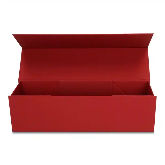 Pudełko magnetyczne składane na wino EASYBOX PLUS 100x100x350 Bordowe - obrazek 3