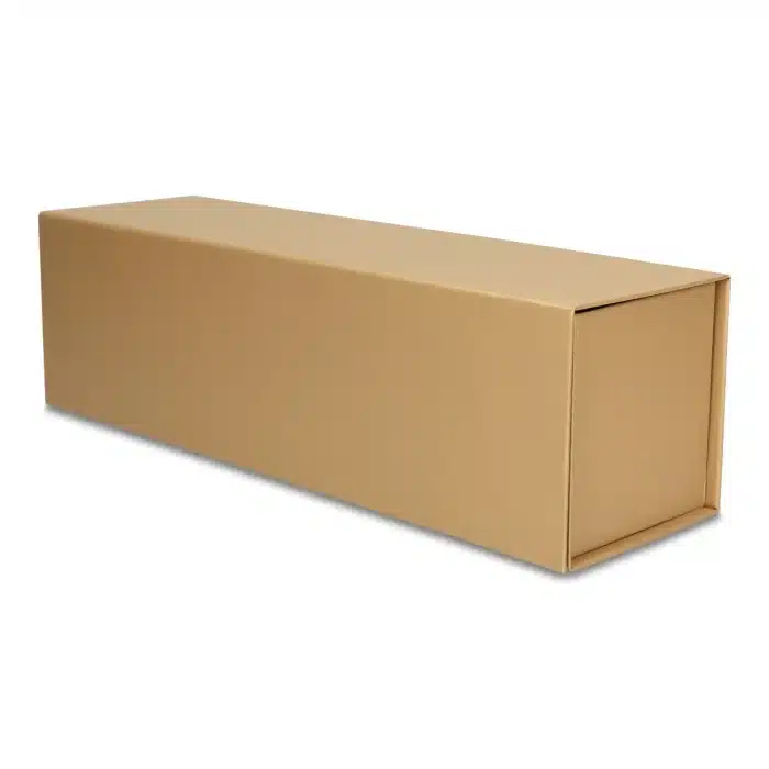 Pudełko magnetyczne składanena wino EASYBOX PLUS 100x100x350 Złoty Mat - obrazek 2