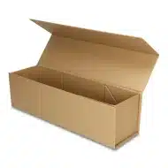Pudełko magnetyczne składanena wino EASYBOX PLUS 100x100x350 Złoty Mat