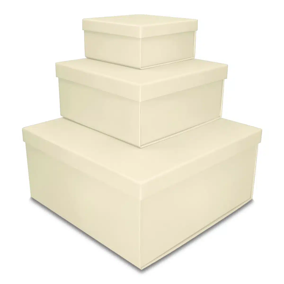 3 Pudełko składane EASYBOX Plus 150x150x70 Białe Kremowe - obrazek 5