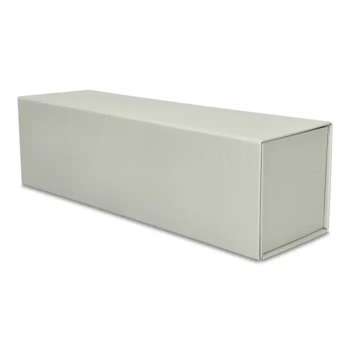 Pudełko magnetyczne składane na wino EASYBOX PLUS 100x100x350 Srebrny Matowy - obrazek 2
