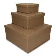Pudełko prezentowe składane 30 x 30 x 14 cm, składane złoty ciemny PREMIUM na prezent - obrazek 7