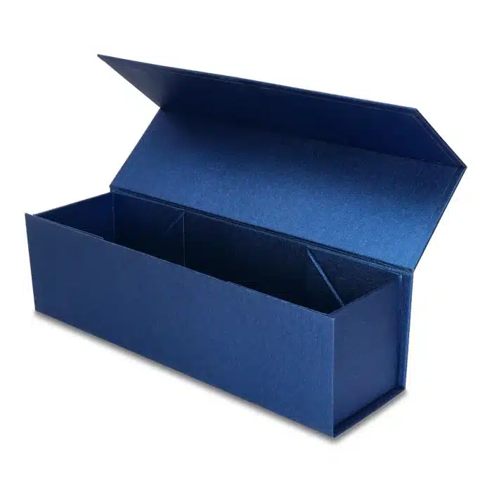 Pudełko magnetyczne składane na wino EASYBOX PLUS 100x100x350 Granatowy - obrazek 1