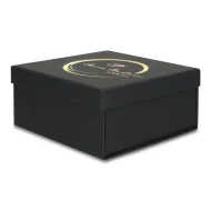 Pudełko ozdobne z wieczkiem + LOGO 300x300x140 czarne - obrazek 3