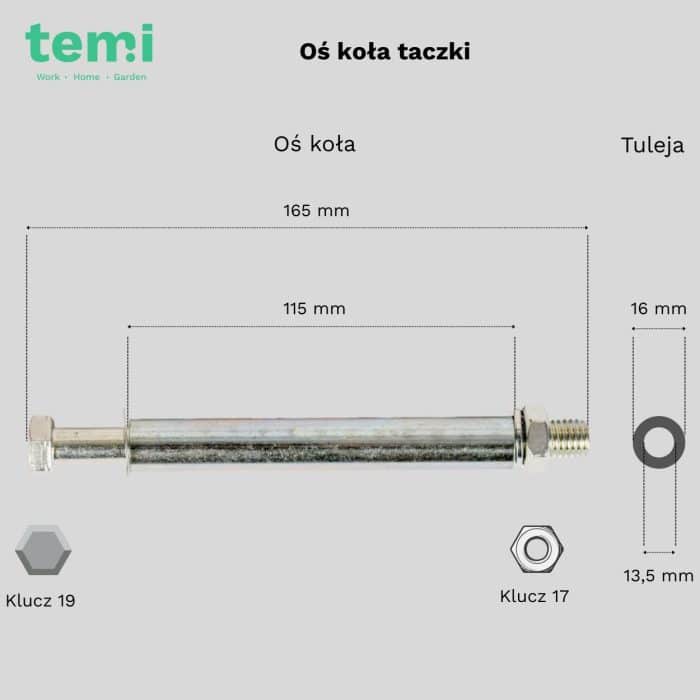 Taczka ogrodowa Temi