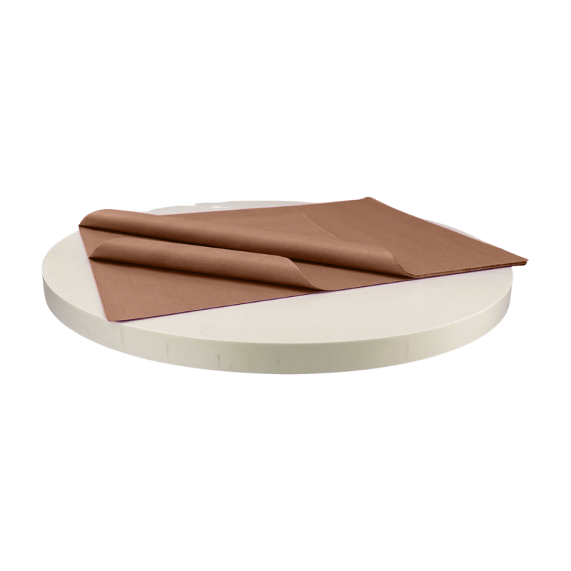 Bibuła ozdobna w arkuszach brązowa