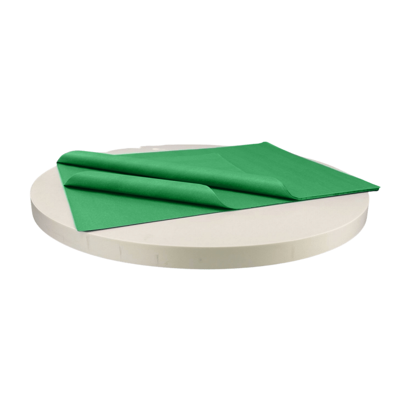 Bibuła ozdobna w arkuszach zielona