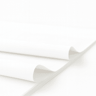 Bibuła ozdobna w arkuszach 38x50cm - Biała, 100 szt.