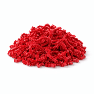 Wypełniacz, wiórki do prezentów ZigZag DELUX 1 kg Czerwony