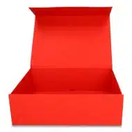 Pudełko Prezentowe, Magnetyczne - Czerwone 245×180×80 mm - obrazek 3
