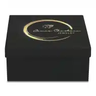 Pudełko ozdobne z wieczkiem + LOGO 300x300x140 czarne