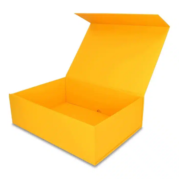 Pudełko Prezentowe, Magnetyczne - Żółte 420x320x140 - obrazek 1