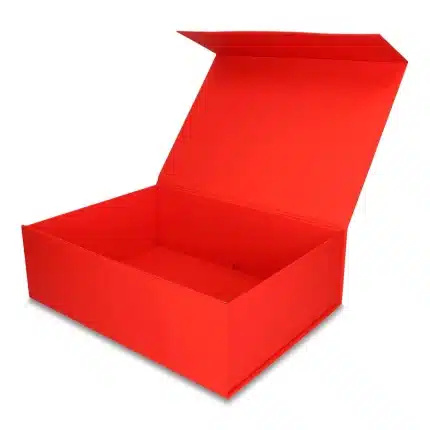 Pudełko prezentowe, magnetyczne czerwone 245×180×80 mm