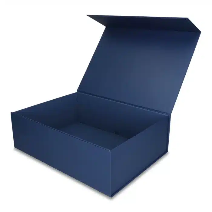 Pudełko Prezentowe, Magnetyczne - Granatowe  350x250x110mm - obrazek 1