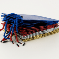 12 x Torba prezentowa wino MIX COLOR (11x9x35) - obrazek 2