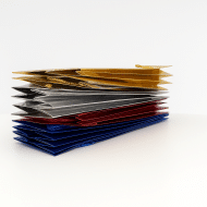 12 x Torba prezentowa wino MIX COLOR (11x9x35) - obrazek 3