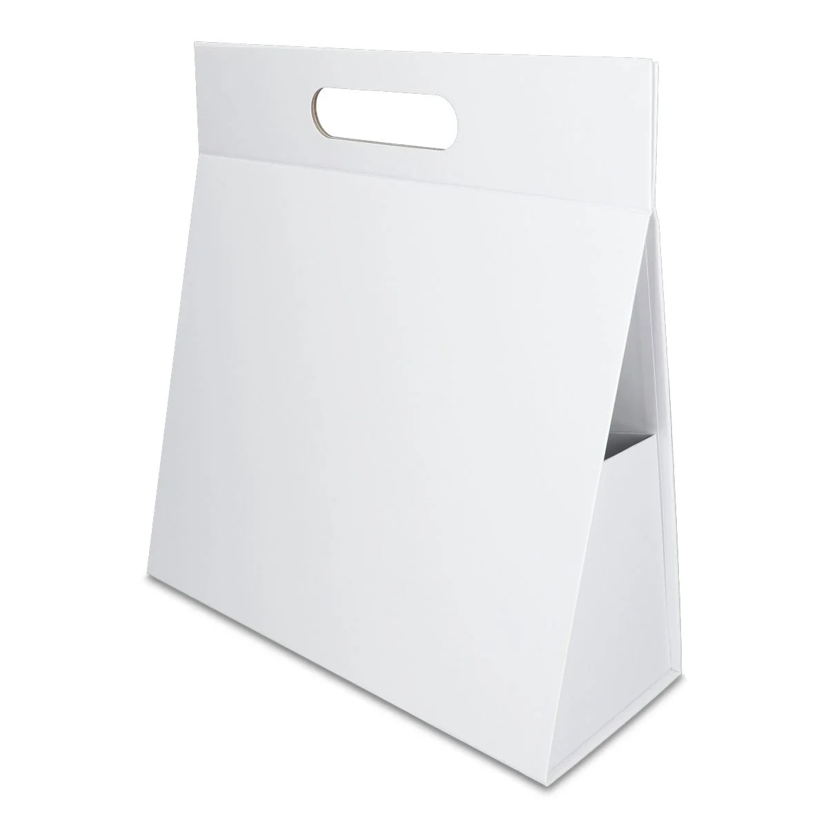 0f415e5e7cc0beb0adbb7e6ad17323d5.webp Pudełko Prezentowe Trójkąt Silk Touch Białe 250x110x240mm - obrazek 1