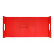 Pudełko Prezentowe Trójkąt Silk Touch Czerwone 250x110x240mm - obrazek 3