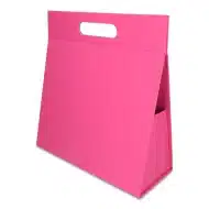 Pudełko Prezentowe Trójkąt Silk Touch Magenta 250x110x240mm