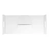 Pudełko Prezentowe Trójkąt Silk Touch Białe 250x110x240mm - obrazek 3