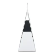 Pudełko Prezentowe Trójkąt Silk Touch Białe 350x140x300mm - obrazek 2