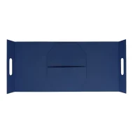 Pudełko Prezentowe Trójkąt Silk Touch Granatowe 250x110x240mm - obrazek 3