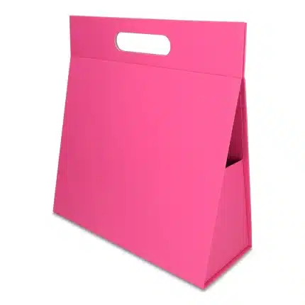 Pudełko Prezentowe Trójkąt Silk Touch Magenta 350x140x300mm