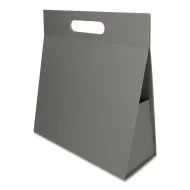 Pudełko Prezentowe Trójkąt Silk Touch Szare 350x140x300mm