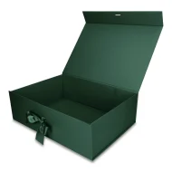 Pudełko Prezentowe Wstążka Silk Touch Zielone  245x180x80mm