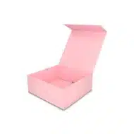 Pudełko Prezentowe, Magnetyczne - Różowe Jasne   250x250x100mm