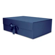 Pudełko Prezentowe Wstążka Silk Touch Granatowe  350x250x110mm - obrazek 2