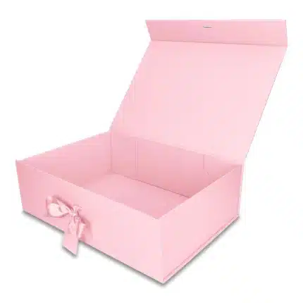 Pudełko Prezentowe Wstążka Silk Touch Różowe Jasne  350x250x110mm