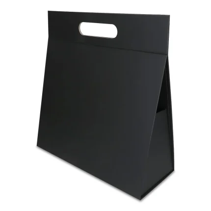 Pudełko Prezentowe Trójkąt Silk Touch Czarne 350x140x300mm