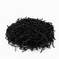 Wypełniacz, wiórki do prezentów 1 kg Czarny