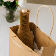 Rękaw Papierowy Plaster Miodu na butelkę 35x1cm KRAFT - obrazek 5