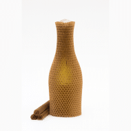 Rękaw Papierowy Plaster Miodu na butelkę 35x1cm KRAFT - obrazek 2