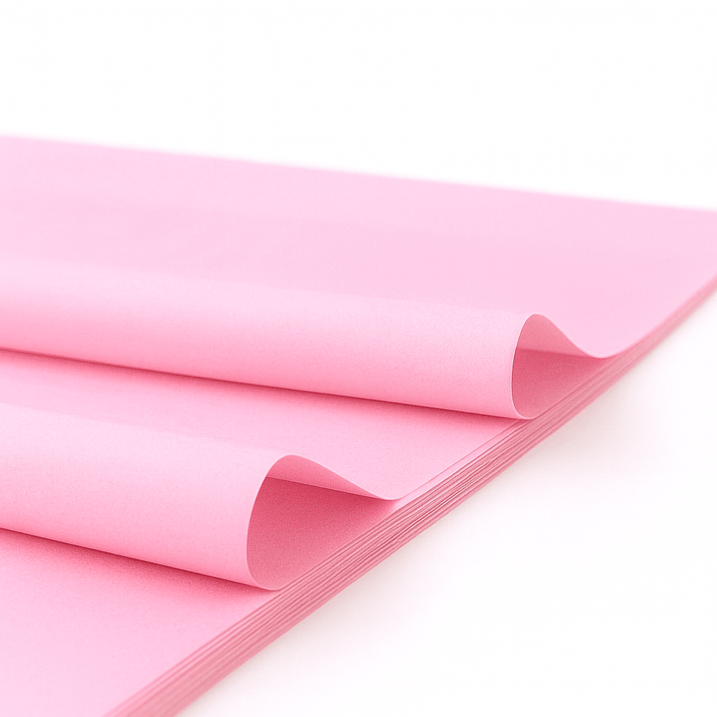 e6a5ca66a0f3892da87658522220d731.png Bibuła ozdobna Niebarwiąca MG w arkuszach 50x75cm - jasny róż 100szt. - obrazek 1