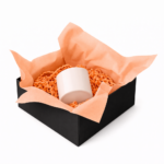 Bibuła ozdobna w arkuszach 50x70cm - Łososiowa, 100 szt. - obrazek 4