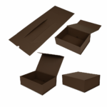 Pudełko Prezentowe, Magnetyczne - Brązowe 350x250x110mm + nadruk - obrazek 5